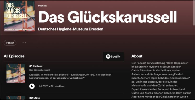 Podcast-Serie "Das Glückskarussel"